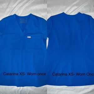 Figs Catarina scrub top